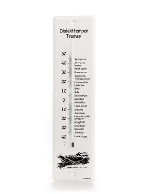 Dialekttempen termometer for Tromsø